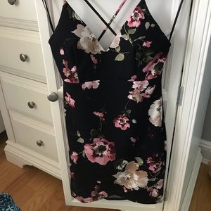 Floral bodycon dress